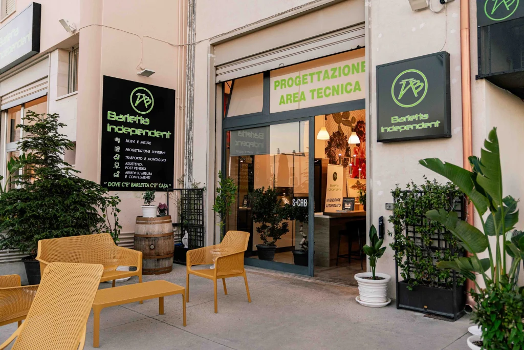 Ingresso dello showroom Barletta Independent