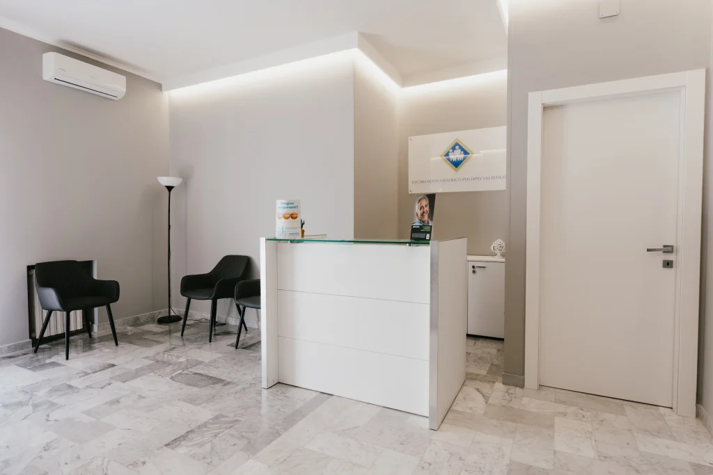 Reception e sala d'attesa dello studio
